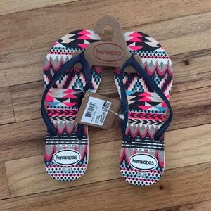 NWT havaianas flip flops